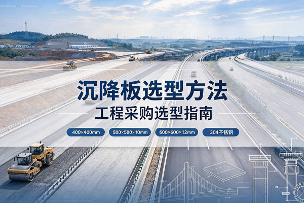 珠山沉降板选择方法