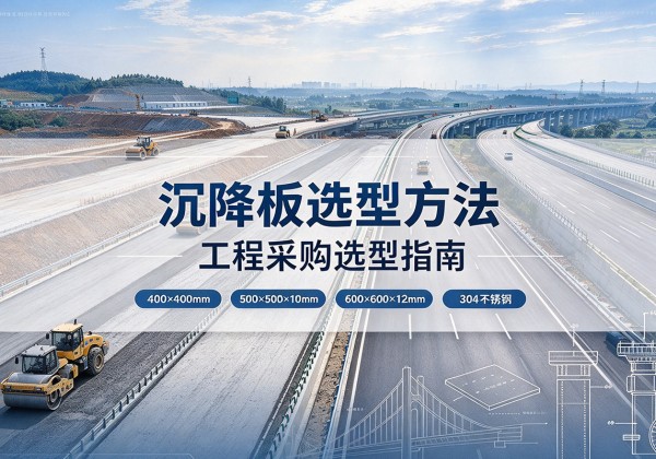 珠山沉降板选择方法
